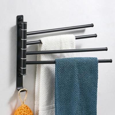 China Rotary Towel Holder China Factory No Drill Adhesive Movable Towel Holder for sale