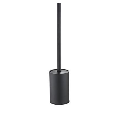 China Durable Black Satin Gold Convenient 304 Stainless Steel Chrome Cheap Free Standing Toilet Brush Holder for sale