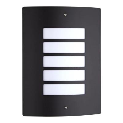 China Clear PC Stainless Steel E27 60w Outdoor Waterproof Brushed Wall Light Fixture Light for e27 for sale