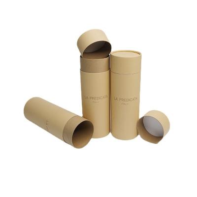 China Recycled Materials Plain Brown Cheap Price Kraft Kraft Rolling Papers Box Custom Cardboard Box For Beverage for sale