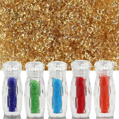 China 3D 24 Colors 1.3mm Micro Rhinestone About 3000pcs/bottle Caviar Glass Micro Rhinestones For Nail Decoration for sale