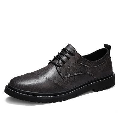 China Anti-Slippery Handcraft Good Quality Classic Microfiber Lace Office Work Business Man Leather Casual Shoes for sale