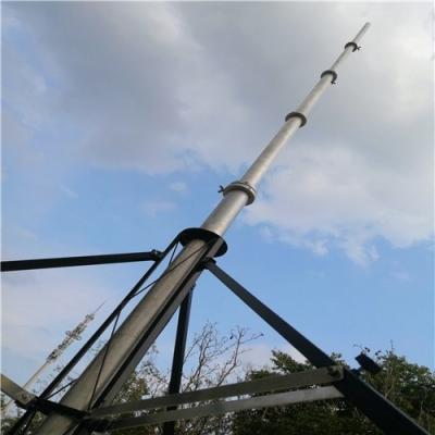 China Auto-Antennenmast 10M Monitoring 6063 Alu zu verkaufen