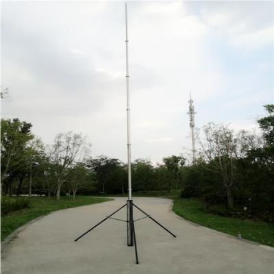 China 18M Aluminum Antenna Wifi de Handduw van de Toren Draagbare Telescopische Mast op Pool Te koop