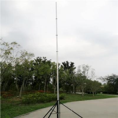 China Zusammenklappbarer 9M 30ft Schiebemast Antennen-15KG zu verkaufen