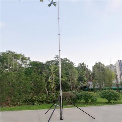 China Alu 18M Telescopische Mast van Lightweight Mobile Aluminium Te koop