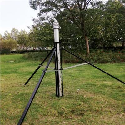 China Tragbarer Antennen-Mast des Stativ-15M Hand Push Sectional 10KG zu verkaufen