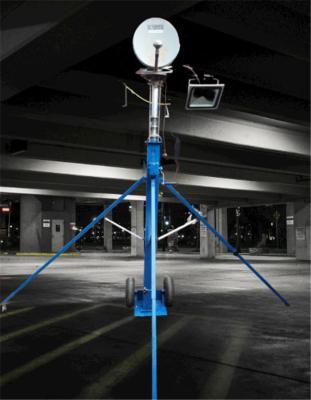 China 9M Mobile Tripod Alu Mast Poles Light Tower Portable for sale