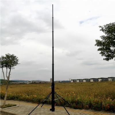 China Tragbarer tragbarer Antennen-Mast des Selbstverschluss-15m 10kG Alu zu verkaufen