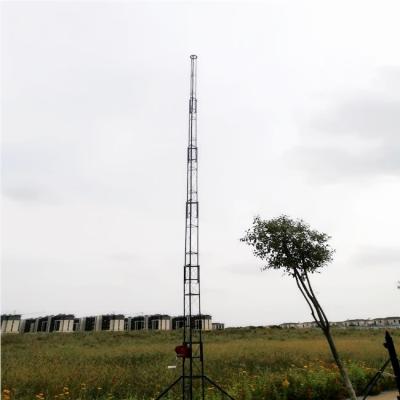 China Todas las torres de antena autosuficientes del torno de la mano del trípode de Alu en venta