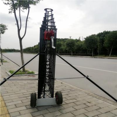 China Torno de Guyed encima de la torre al aire libre del teléfono celular del enrejado de los 50ft en venta