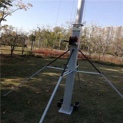 China Guincho portátil acima de 9M 15KG que encurtam o mastro da antena da tevê à venda