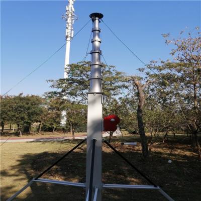 China El torno actuó el palo de aluminio de la antena de los 9M los 30ft que se resumía en venta