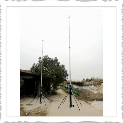 China Self Lock Antenna Hand Push Up Winch Up Telescopic Mast Pole for sale