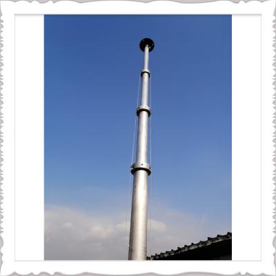 China Stativ-Überwachungskamera 30FT 9M Telescoping Mast Pole zu verkaufen