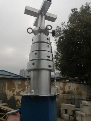 China palo telescópico de aluminio de la cerradura del uno mismo del torno de la mano del 12m en venta