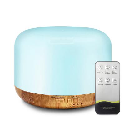 China Power-off Waterless 2020 2021 Amazon Grain PP+ABS Wood Aroma Diffuser 300ML Mini Essential Oil Diffusers Best Selling for sale