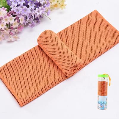 China Logo Sports Accessories Ice Cold Towels Gym Towels Viable Fitness Unisex Exercise Quick Dry Cooling Custom Towels for sale