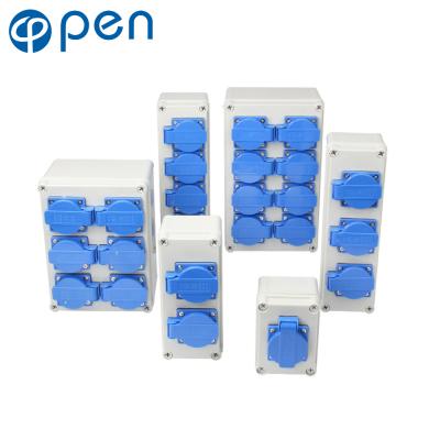 China IP66 250V 13A 100A Multifunctional Waterproof Industrial Wall Switch Waterproof Industrial Sockets for sale