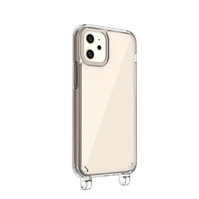 China Shockproof Necklace Tpu Phone Case Chain Cross - Body Neck Strap/Rope Case/Cell Phone Rope For Iphone 11 pro Xs/xr/x/8/7/6 plus phone cover for sale