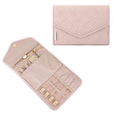 China Fashionable Wholesale Portable Multifunctional Jewelry Rolling Pouches Bag For Travel Jewelry Packaging for sale