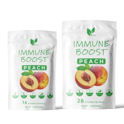 China OEM Private Label Low Fat Peach Flavor Immune Boost Herbal Tea for sale