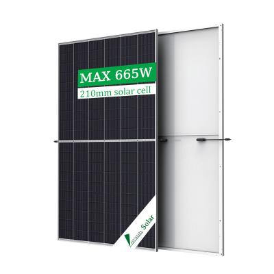 China Lovsun 2022 New Arrivals 210MM Solar Power System Cells 650W 655W 660W 665W Solar Panel For Solar Power Project for sale