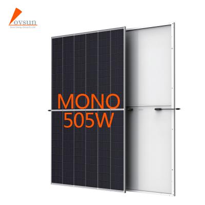 China Lovsun Power System Hot Sale PV Module 500W 210MM Solar Cell Panel For Commercial Solar Power Project for sale