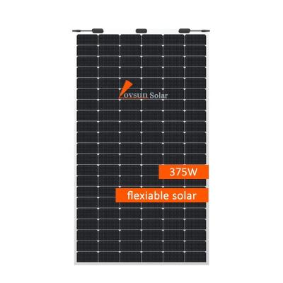 China POE High Efficiency Flexible Solar Panel 380w 375w 370 Watt Light PV Module For Boat And RV Rooftop for sale