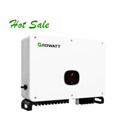 China On Grid Growatt Solar System Home Use MAC 20KW On Grid Solar Inverter Three Phase Inverter Hoop Tied With Wifi for sale