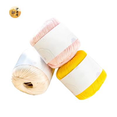 China Anti-pilling Baby Yarn Milk Soft Worsted Hand Knitting Cotton Yarns Free Samples Various Colors For Crocheting for sale