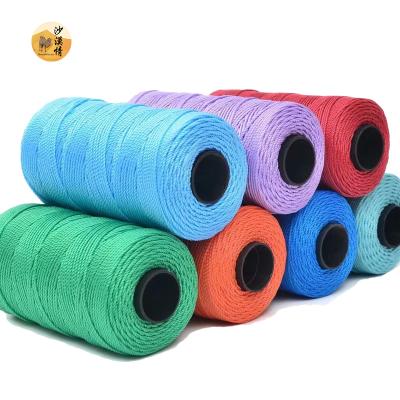 China Abrasion-resistant more colors high tenacity the twist than standard knitting yarn polypropylene crochet yarn for sale