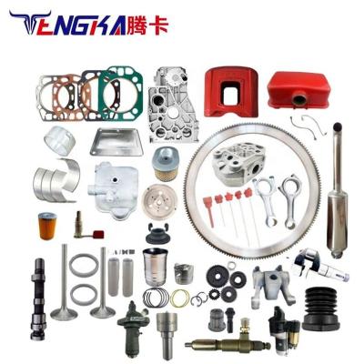 China Factory only Tengka cylinder diesel engine spare parts complete set air cooled water cooled diesel engine parts for agriculture for sale