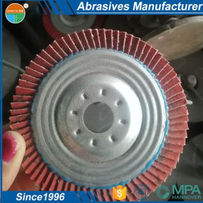 China Linyi Dongtai Durable Abrasives Mix Material Metal Backing Ceramic Fin Disc for sale