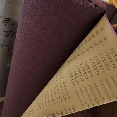 China Wood and Metal Polishing Red Aluminum Oxide Cloth Abrasive Cloth Rolls Factory for sale