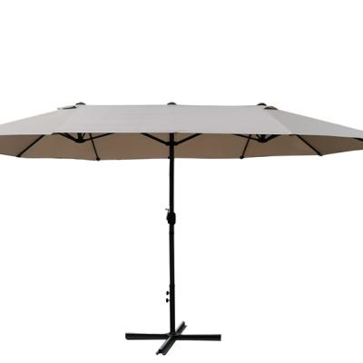 China Outdoor Furniture Sun Umbrella Double Head Outdoor Beach Umbrella for sale