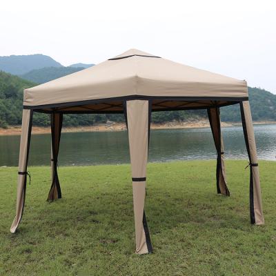 China Wholesale Acrylic Easy Up Aluminum Retractable Gazebo Outdoor Garden Gazebo for sale