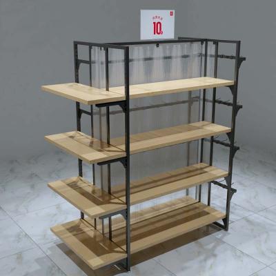 China Double Sided Supermarket Display Stand Racks General Grocery Supermarket Shelf Gondola Shelving for sale