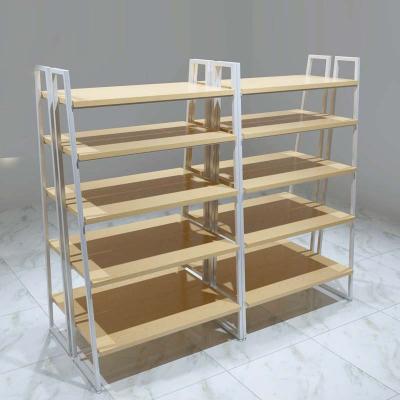 China Customized high quality double sided supermarket shelves retail store display racks for retail store for sale