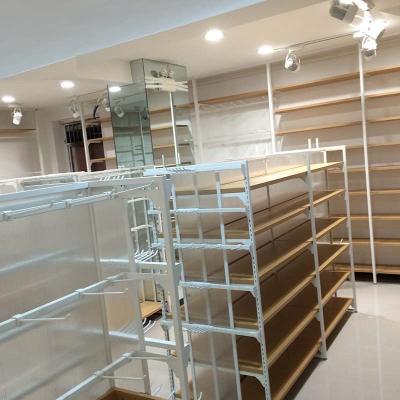 China Double Sided Supermarket Shelves Manufacturer Customized Professional Grocery Display Rack for sale