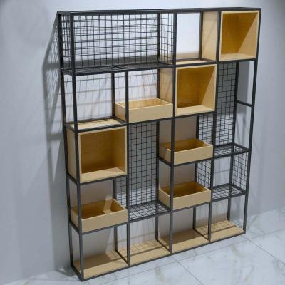 China Modern Design Single Sided Book Shelving Corner Shelf Storage Rack Book Display Stand for sale