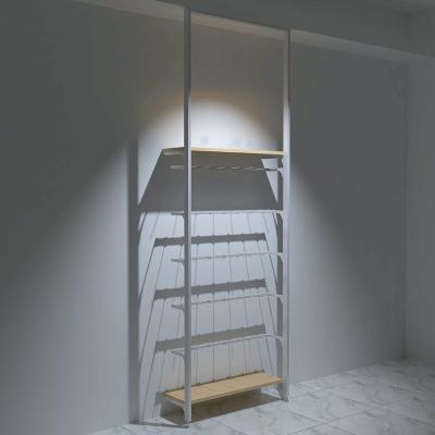 China Retail Store Single Sided Rack Grocery Rack Single Side Against The Wall Supermarket Shelves for sale