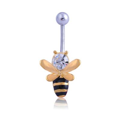 China RING Fashion Bee Body Navel Belly Button Rings Belly Piercing for sale