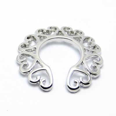 China FASHIONABLE Heart Shaped Nipple Ring Non Pierced Jewelry for sale