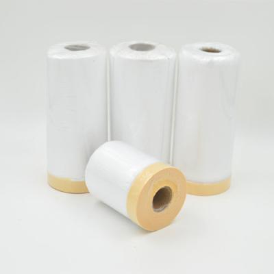 China Protect your floor and furniture while painting china protective tablecloth painter's plastic cover masking film for sale