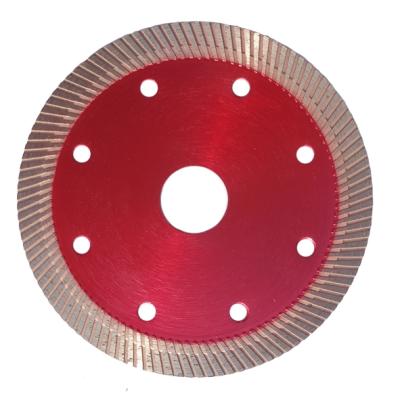 China Ceramic Hot Pressed Sintered Ultrathin Sharpness Turbo Diamond Saw For Cutting Ceramic / Tile for sale