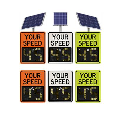 China High Quality Solar Powered Urben Rural Road LED Road Speed ​​Limit Radar Display Telltale Warning Sign Ready For Boat Price For Sale for sale