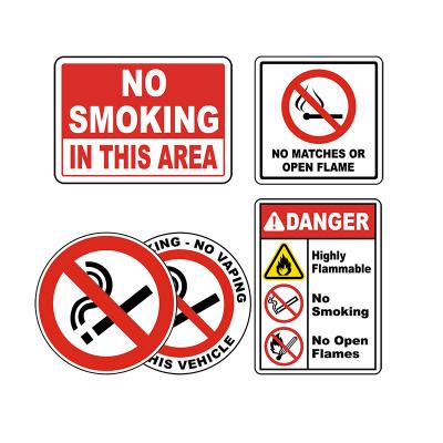 China Home Installation Custom No Smoking Sign Recycle Sign Door Emergency 911 Equipment Sign Floor Safety Warning Sign Green No Smoking Sign for sale