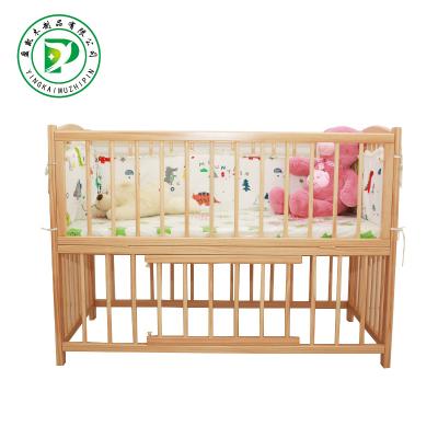 China Wooden Crib Bed 1M/2M/3M Baby Bed Cushion Children Hutch Protector Baby Crib Safety Room Traditional Infant Newborn Lounge Bumper Sofas for sale