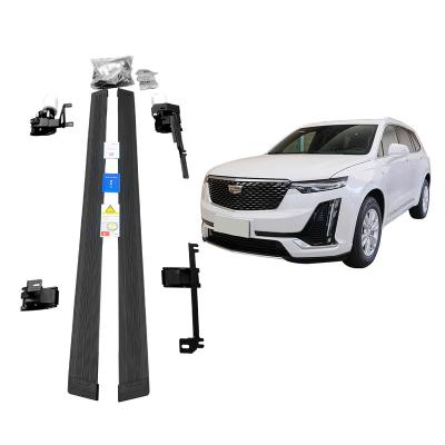 China Cadillac XT6 2019 Side Step Ladder Electric Aluminum Power Board Food Step Side Step Single Board for sale